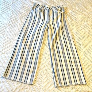 H&M Stripped High Waisted Jeans size 6